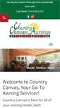 Mobile Screenshot of countrycanvasawnings.com